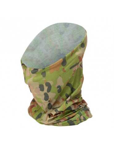 stretchable wrap can be configured to cover your neck, face or head.