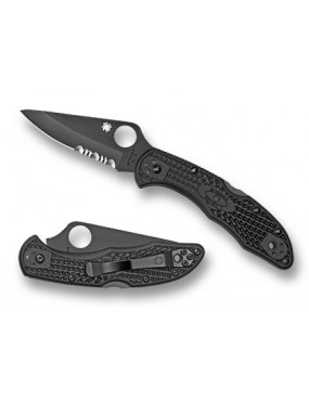 Spyderco Delica 4 Black/Black