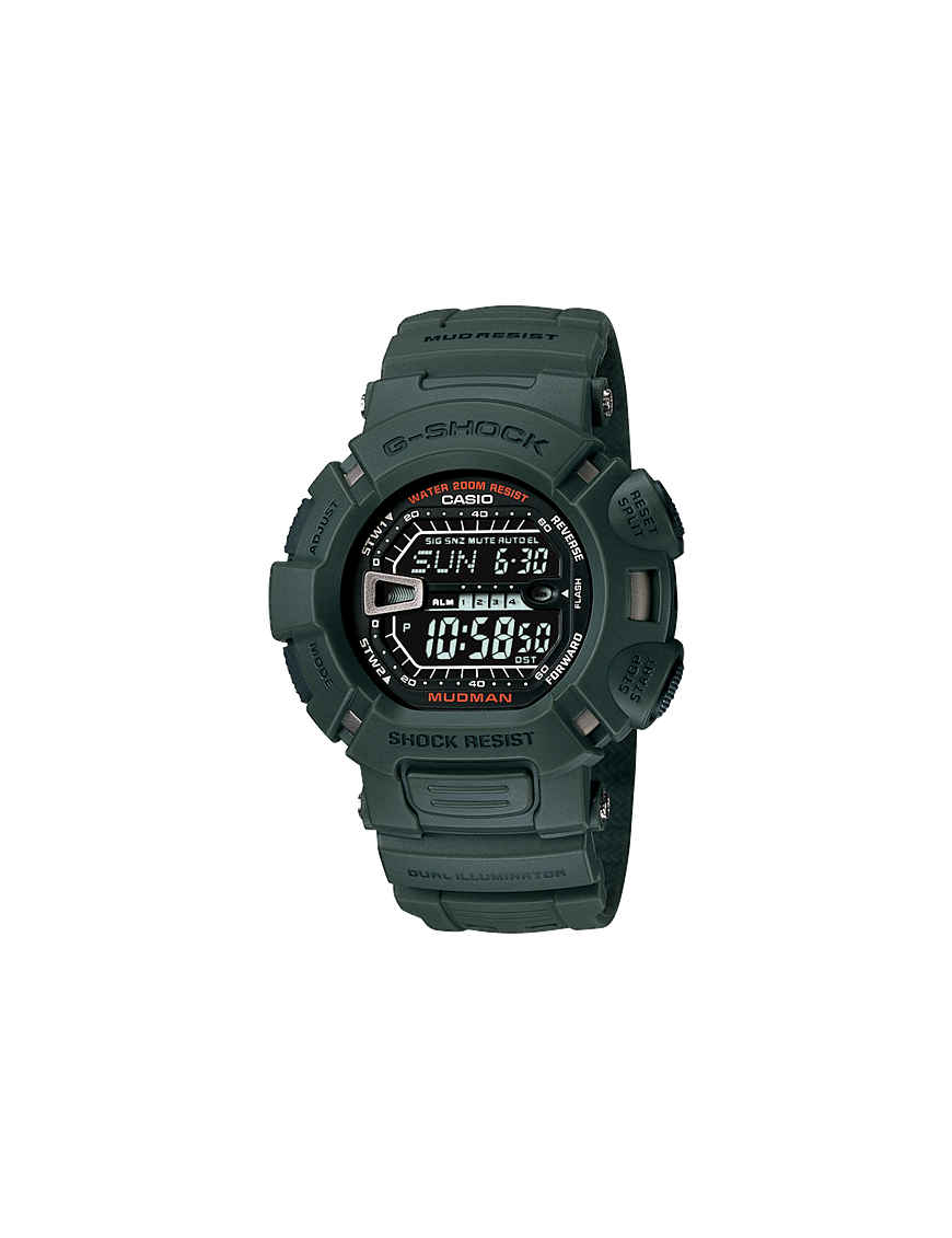 Casio G Shock Mudman Olive G 9000 3v